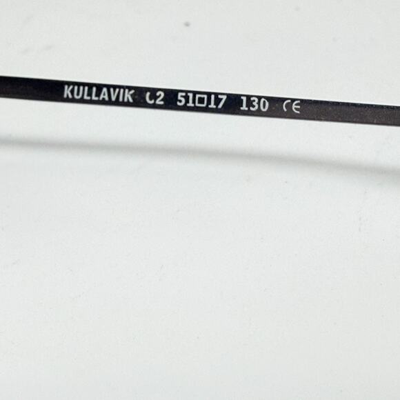 Archipelago Eyeglasses Frames Half Rim Black Silver 51-17-130 H20353 - Picture 6 of 7